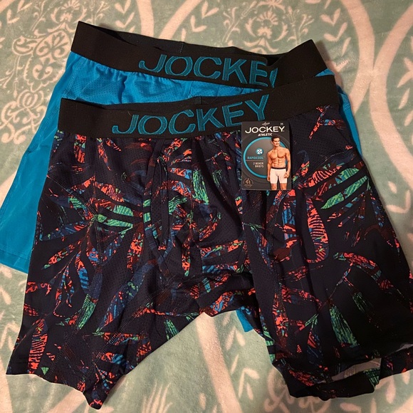 Mens Jockey Boxer Briefs Athletic Rapidcool - M - Picture 4 of 7